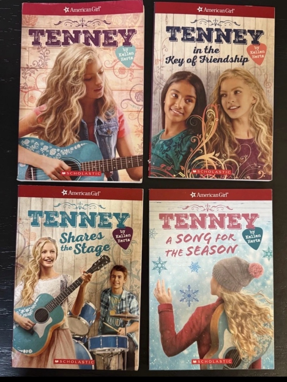 American Girl Tenney Book Set Lot 4
Complete Series Kellen Hertz Scholastic